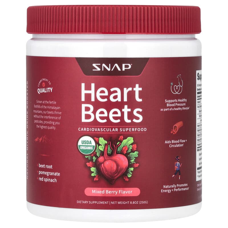 Snap Supplements Heart Beets Powder