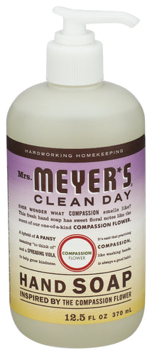 MRS MEYERS CLEA (Pack of 12) Mrs Meyers Clean Day Soap Hand Compression Flower Liquid 12.5 Fl Oz