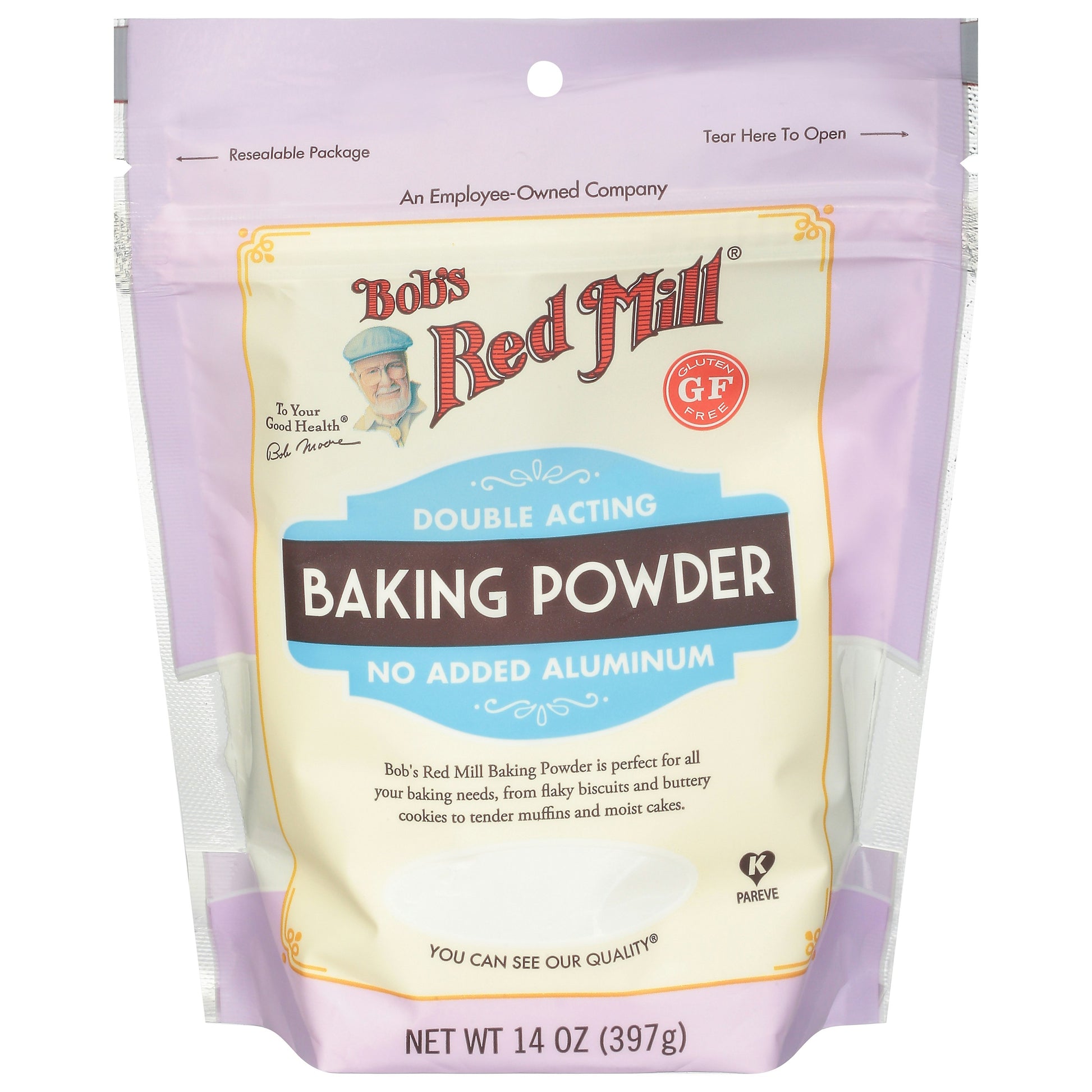 Bobs Red Mill Baking Powder 14 oz (Pack of 4)
