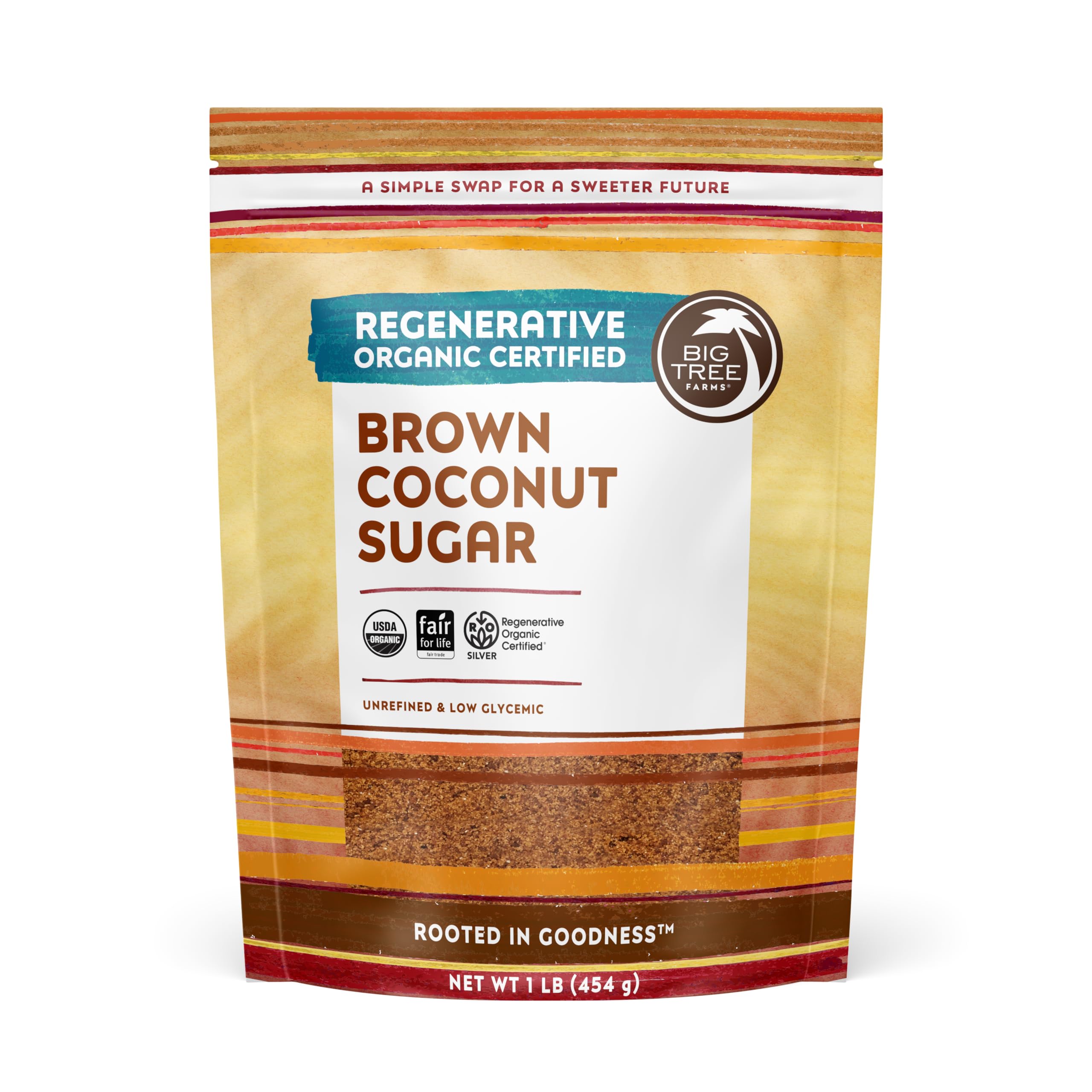 Big Tree Farms Sugar Coconut Palm Brown Granulated Sugar