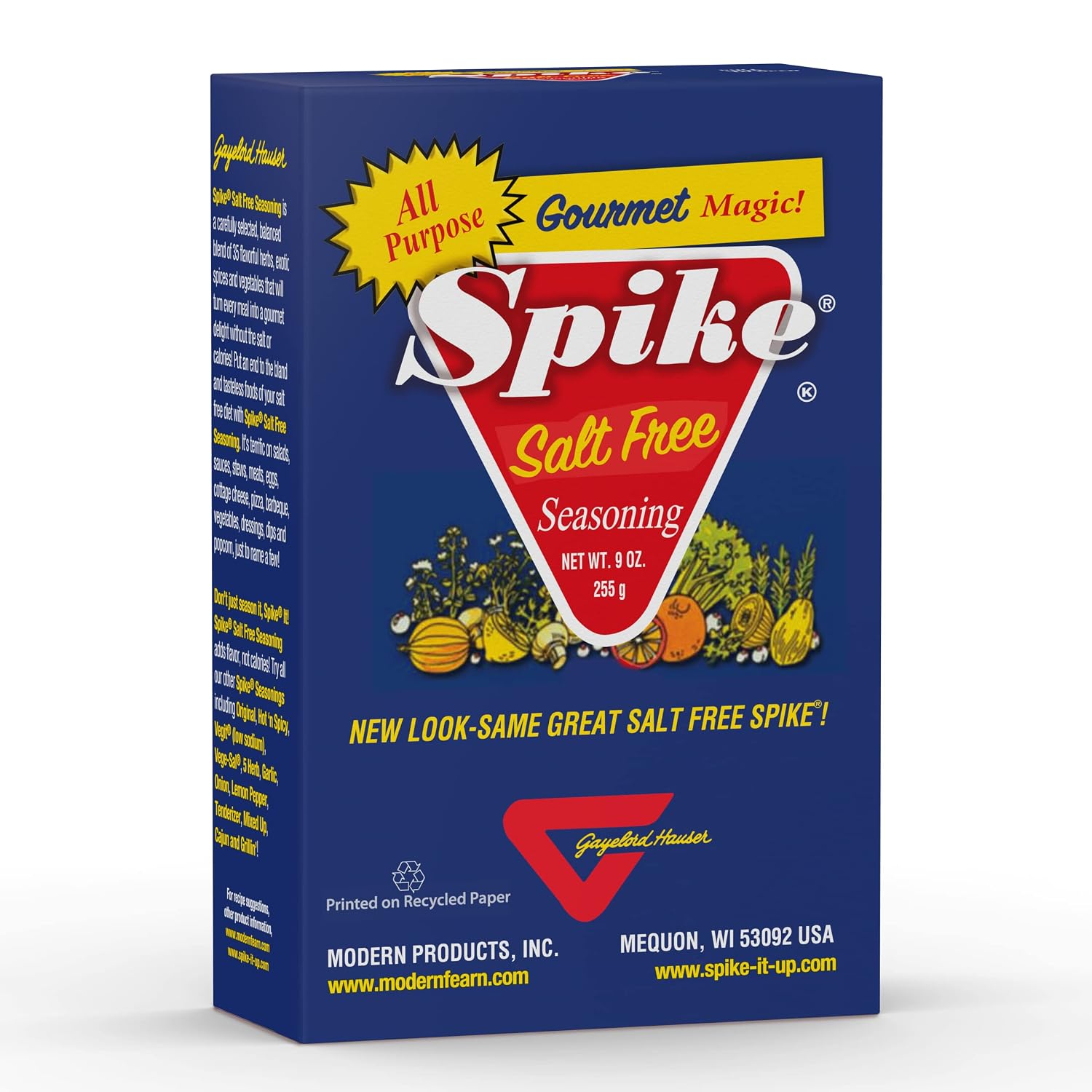 SPIKE (Pack of 6) Spike Natural Spice Blend Seasoning Loose 9 Oz
