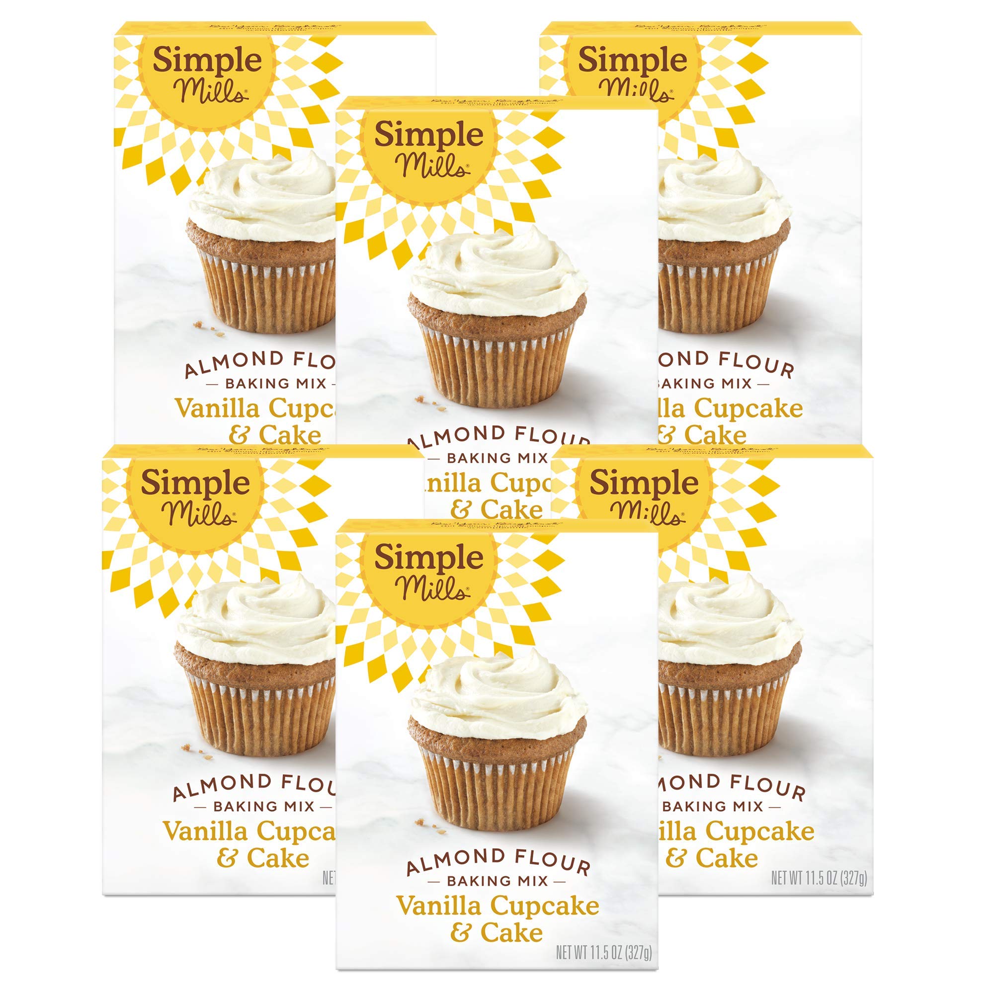 Simple Mills Vanilla Cake Mix Organic Grain-Free Baking Mix