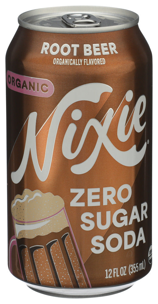 NIXIE (Pack of 24) Nixie Soda Zero Sugar Ginger Soda RTD Beverage 12 Fl Oz