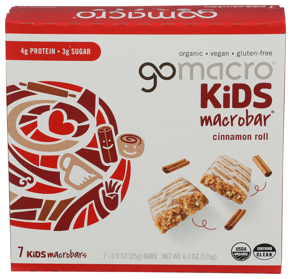 Gomacro Bar Cinnamon Roll Kids