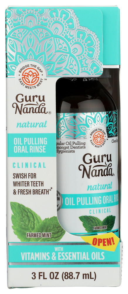 GURUNANDA (Pack of 12) Gurunanda Oil Pulling Oral Rinse Mouth Spray 3 Fl Oz