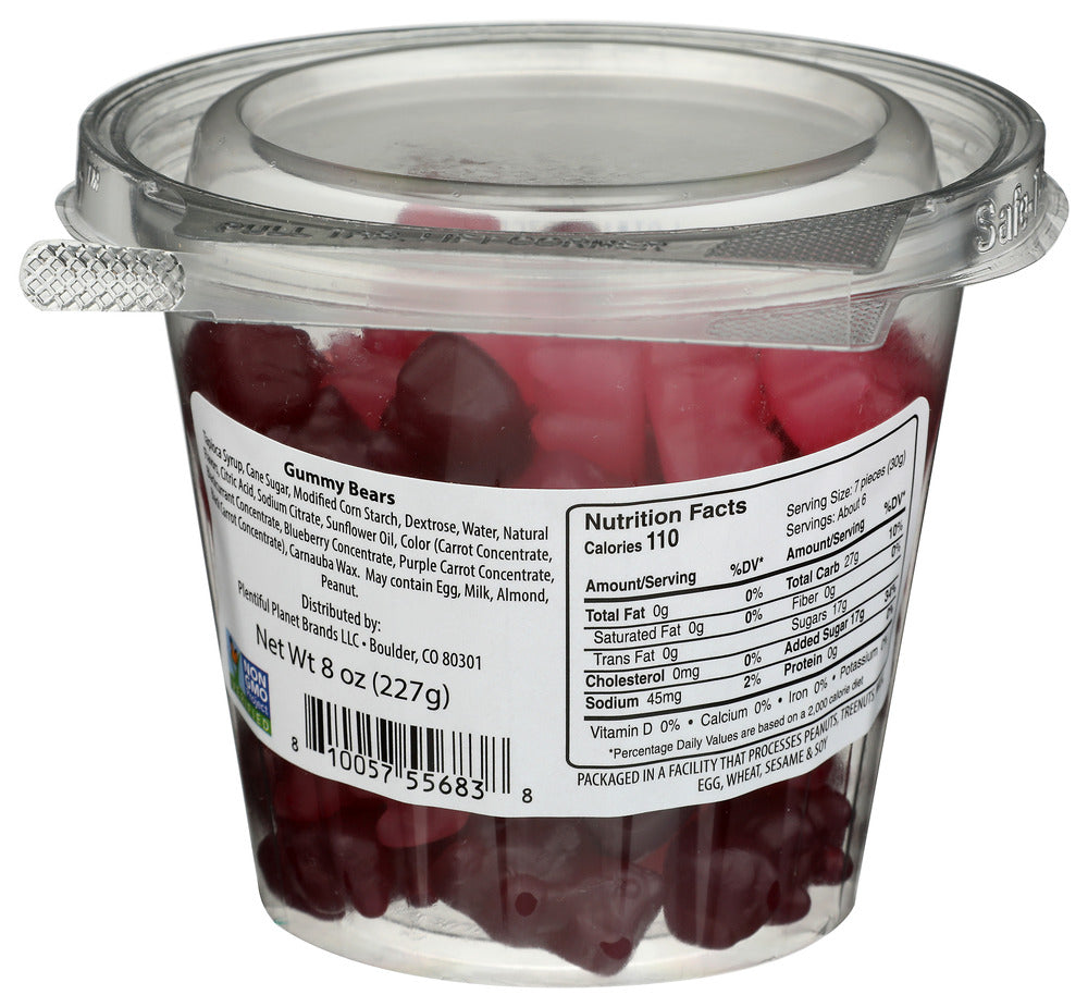 No Label Eb Gummy Bear Cup Non Gmo