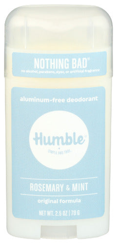 HUMBLE BRANDS (Pack of 8) Humble Brands Deodorant Rosemary Mint Stick 2.5 Oz