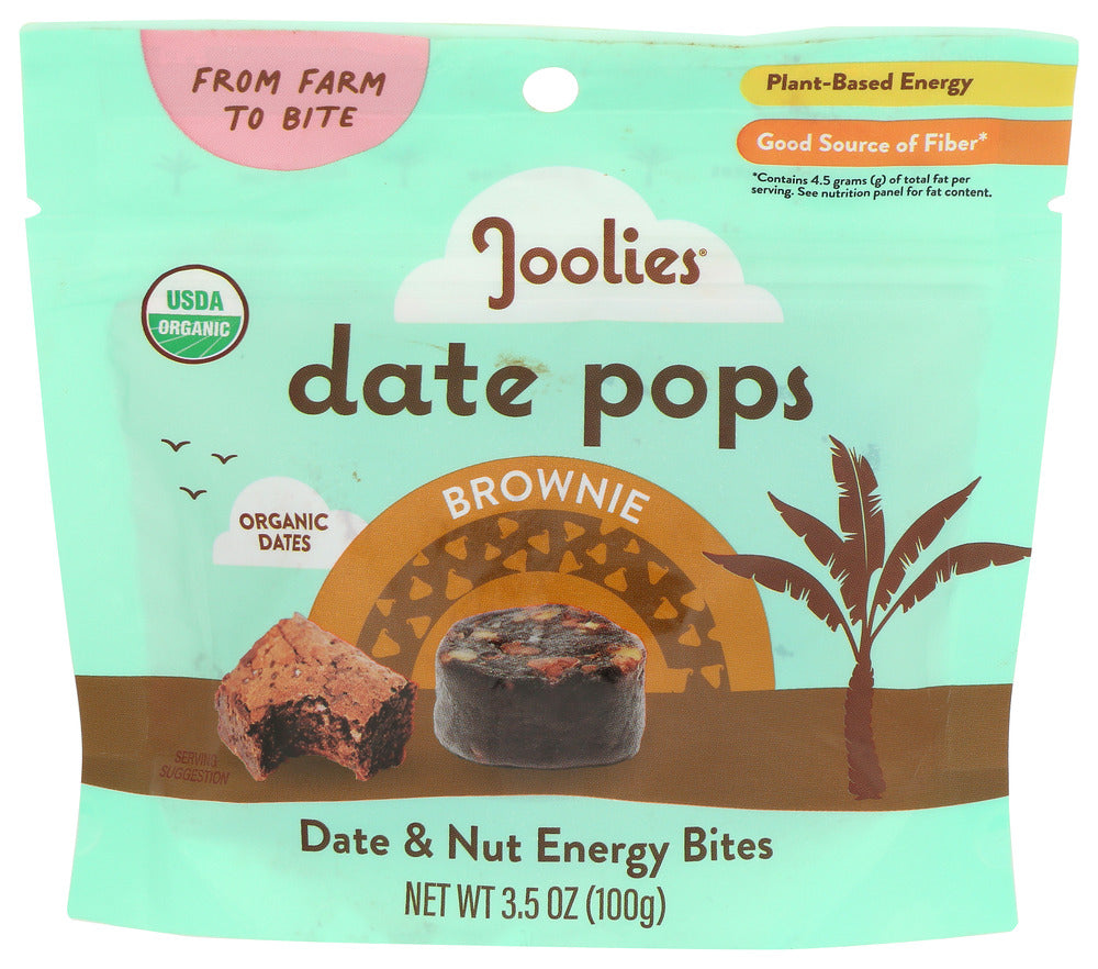 Joolies Date Pops Brownie Organic