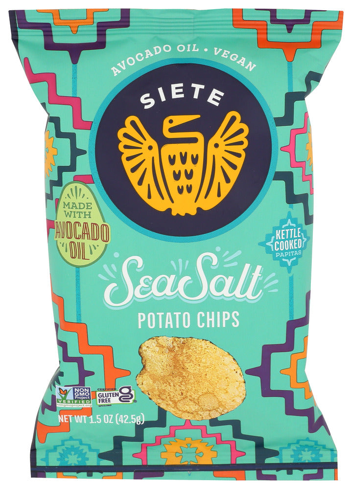 Siete Kettle Sea Salt Potato Chips, Seed Oil Free