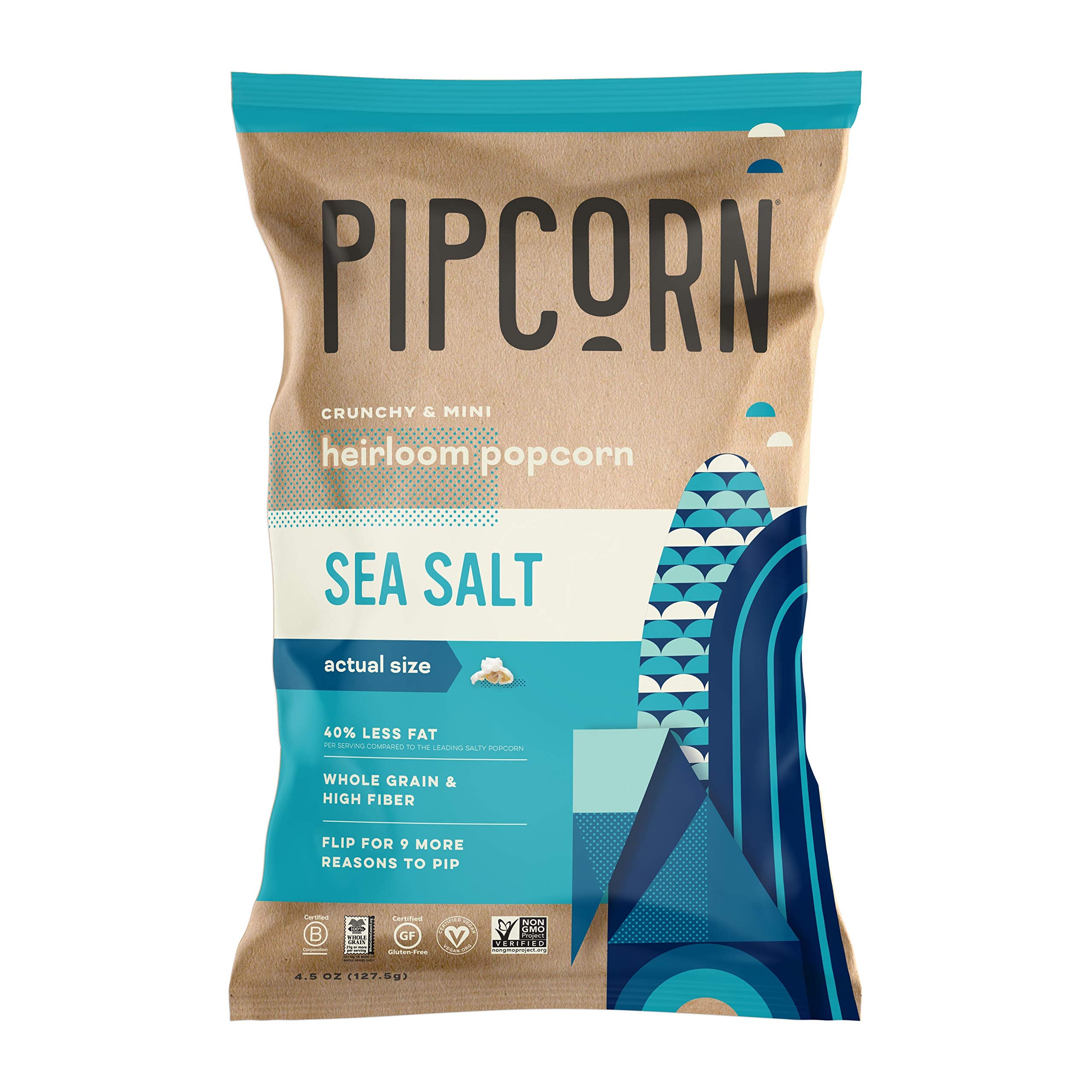 Pips Pipcorn Pips Popcorn Mini Sea Salt Flavored Popcorn