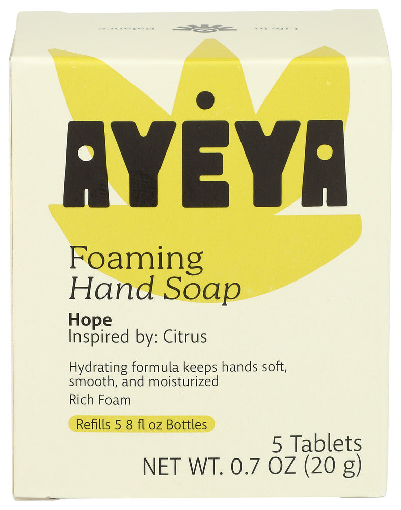 AYEYA (Pack of 6) Ayeya Soap HN FM Refill Hope Liquid Soap Bar 5 Tablets