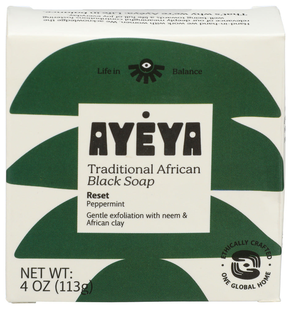 AYEYA (Pack of 10) Ayeya Black Reset Soap Bar Bath Bar Soap 4 Oz