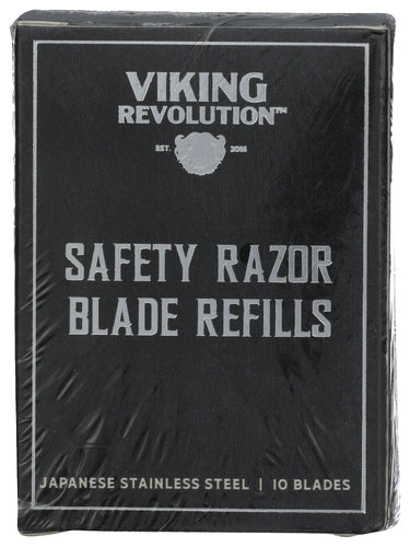 VIKING REVOLUTI (Pack of 12) Viking Revolution Razor Replacement Blades 10 Pc Packets 1 Packets