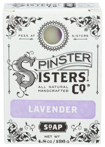 SPINSTER SISTER (Pack of 9) Spinster Sister Co Lavender Bar Soap 4.5 Oz