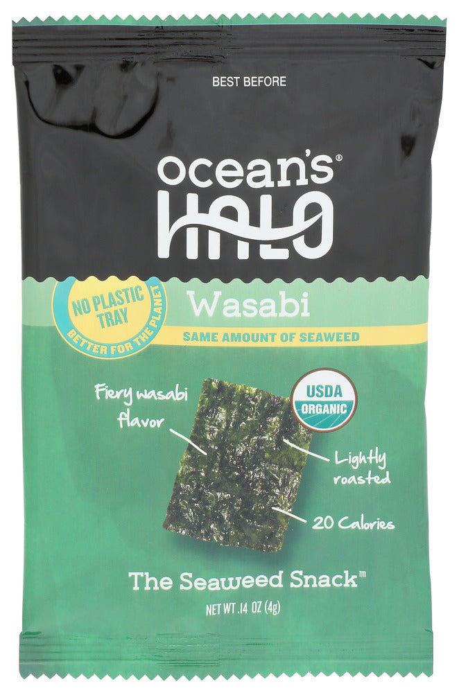 Oceans Halo Seaweed Wasabi Snack
