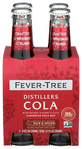 Fever Tree Cola Distillers 4 Pack Sparkling Mixer