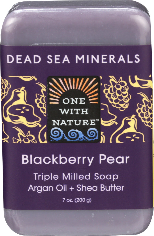 ONE WITH NATURE (Pack Of 12) One With Nature Soap Bar Blackberry Pear 7 Oz