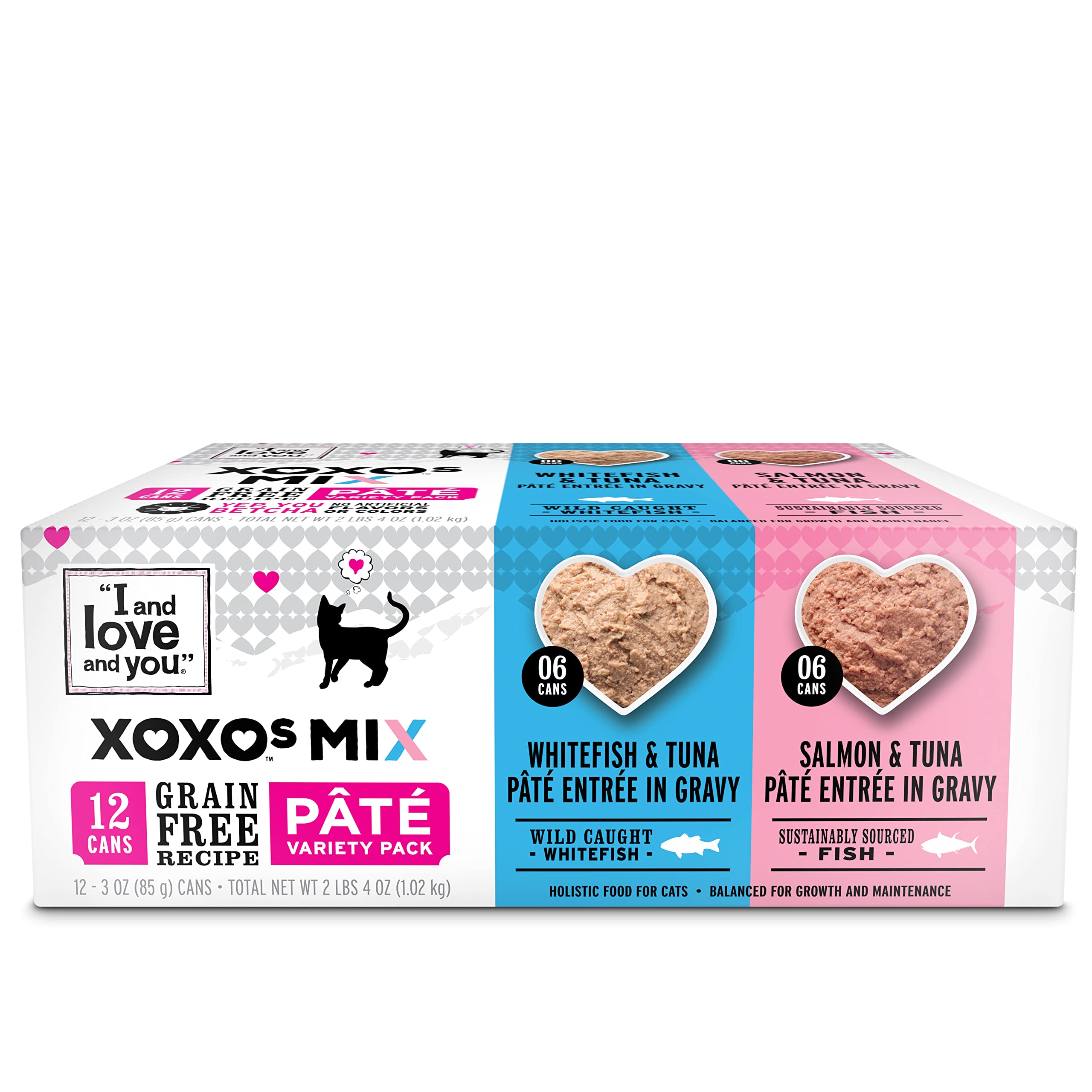 I&Love&You Cat Food Pate Variety Pack