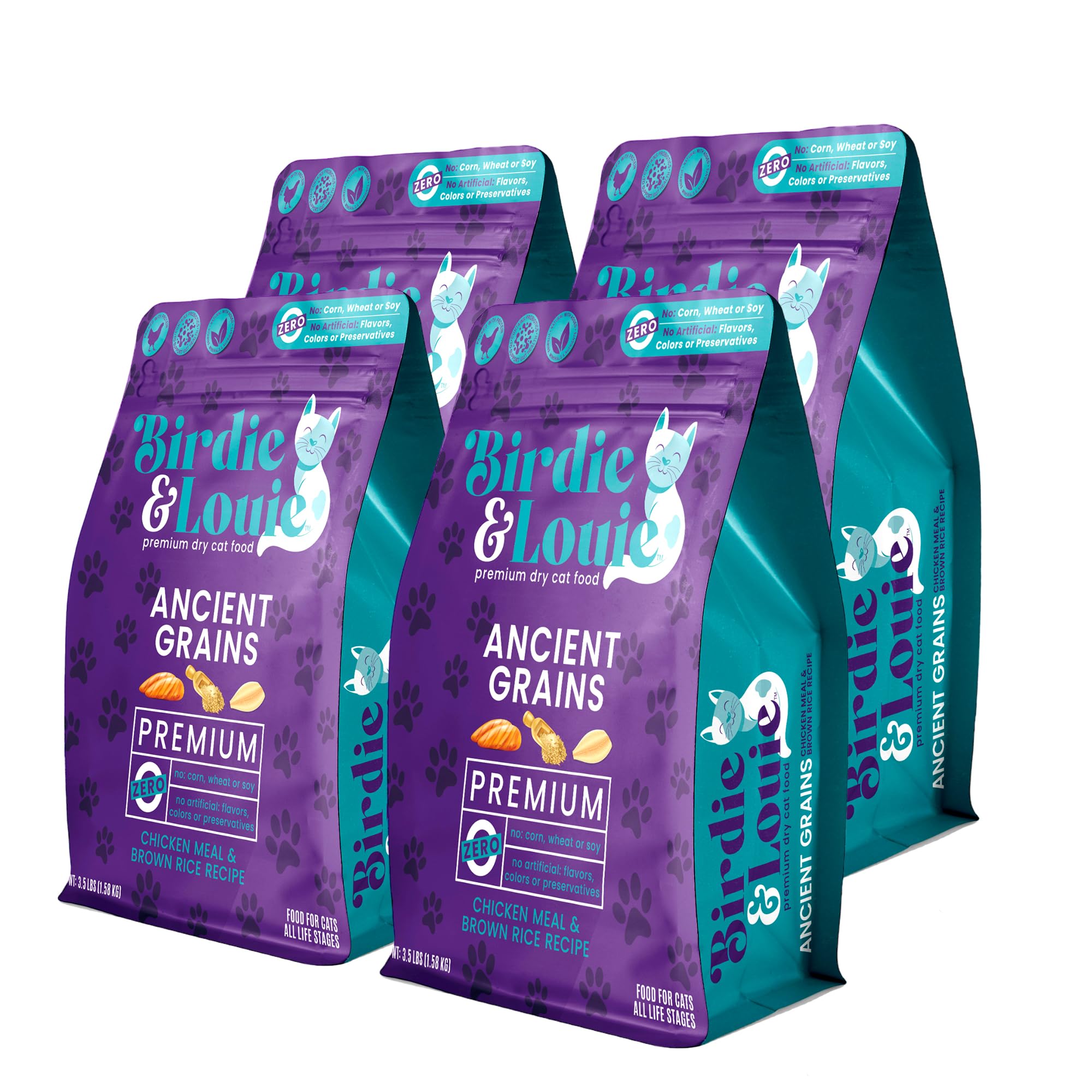 Birdie And Louie Cat Food Dry Chicken Rice