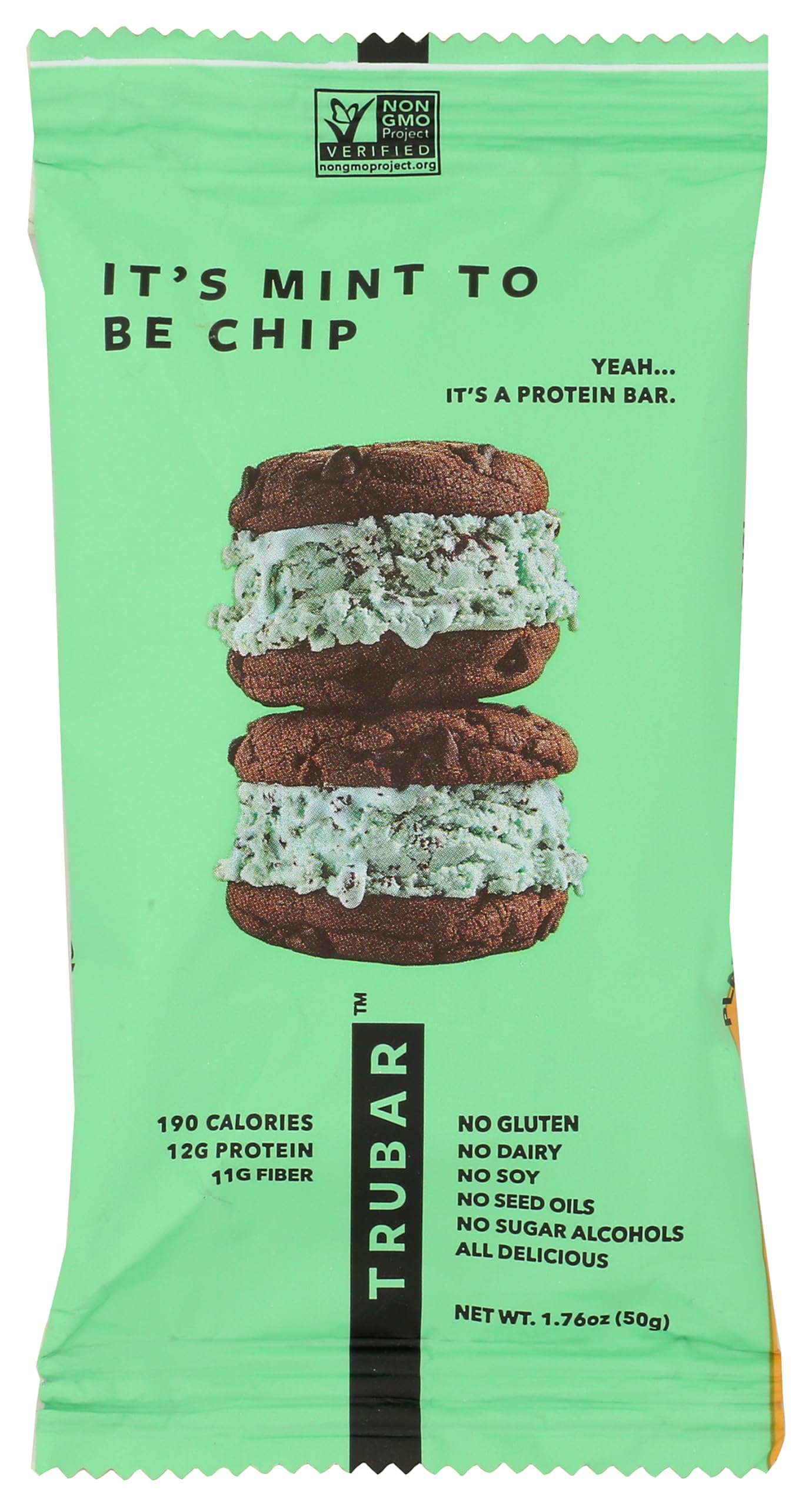 TRUBAR (Pack of 24) Trubar Chocolate Chip Nutritional Protein Bars 1.76 Oz