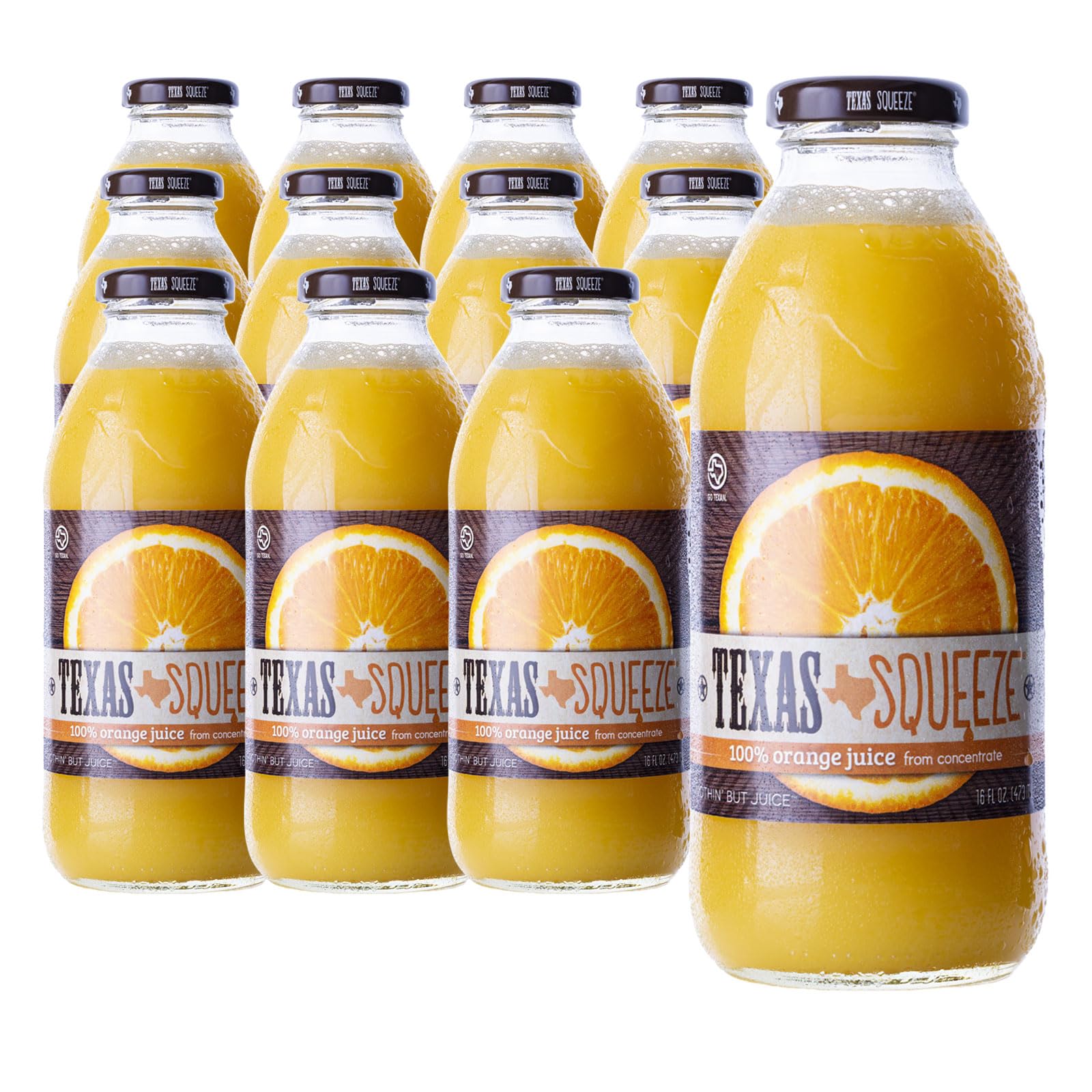 Texas Squeeze Orange Juice 100% Non-GMO Natural Beverage