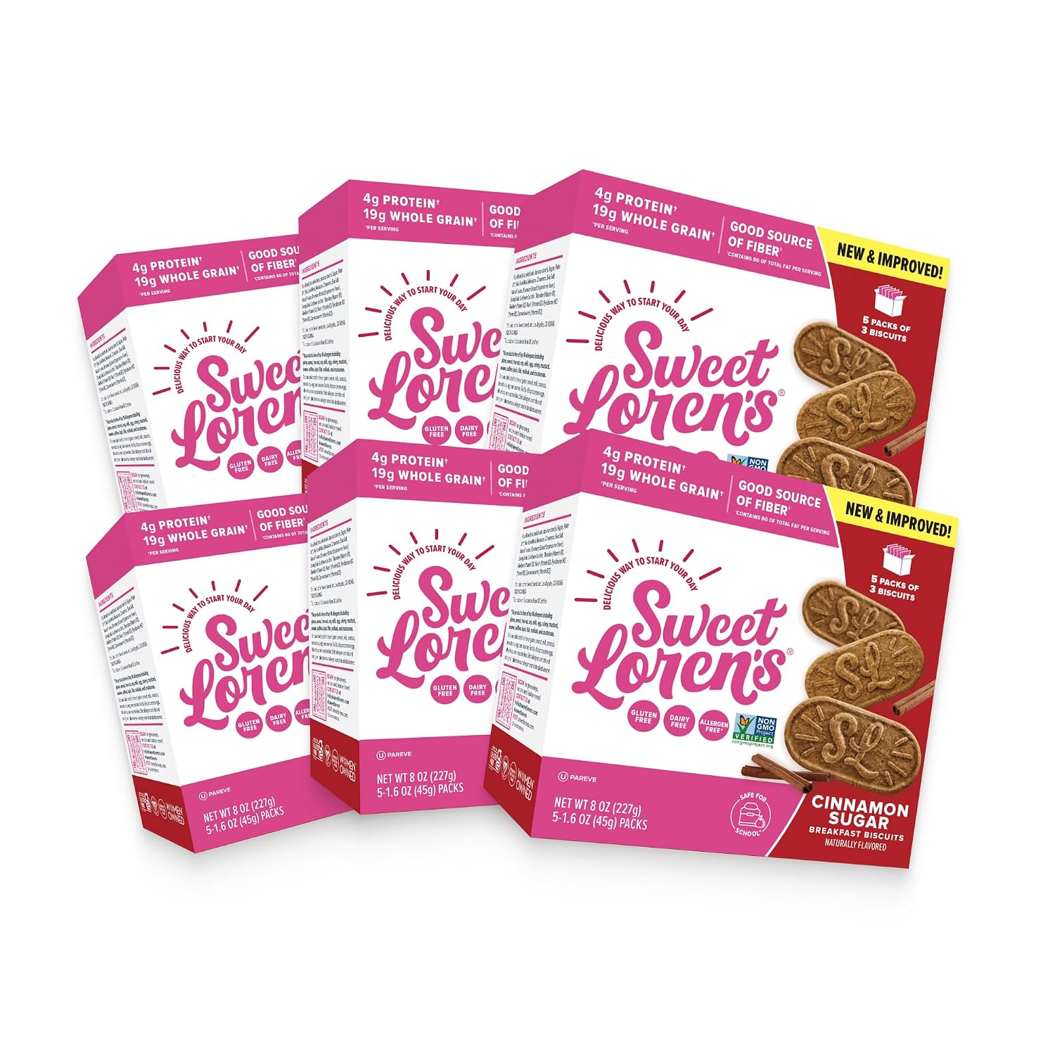 Sweet Lorens Breakfast Biscuits Cinnamon Sugar