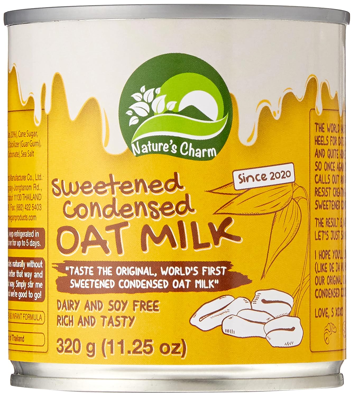NATURES CHARM (Pack Of 12) Natures Charm Milk Oat Condensed 11.25 Fl Oz
