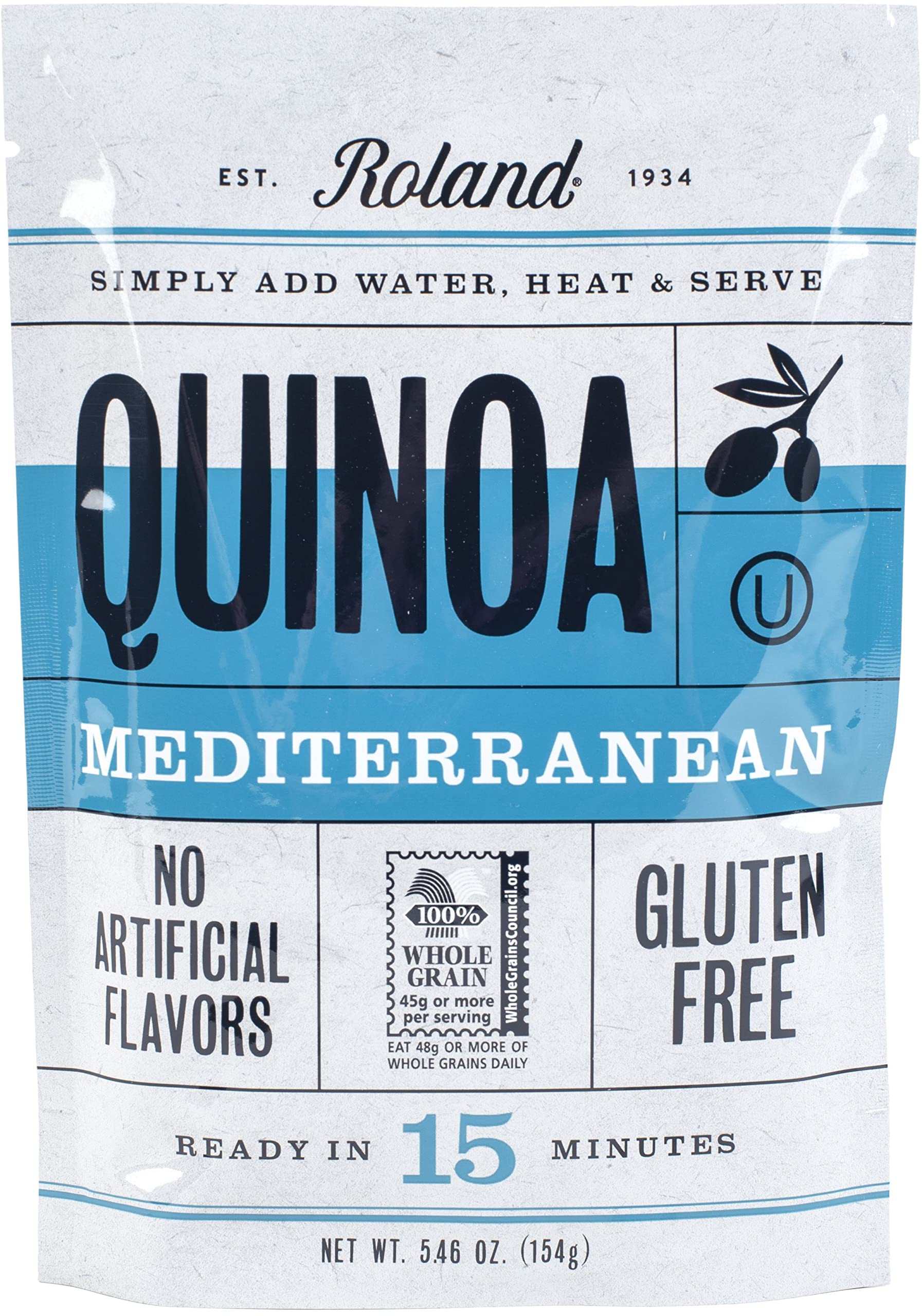 Roland Foods Quinoa Medtrrn Grain & Rice Entree Prepared