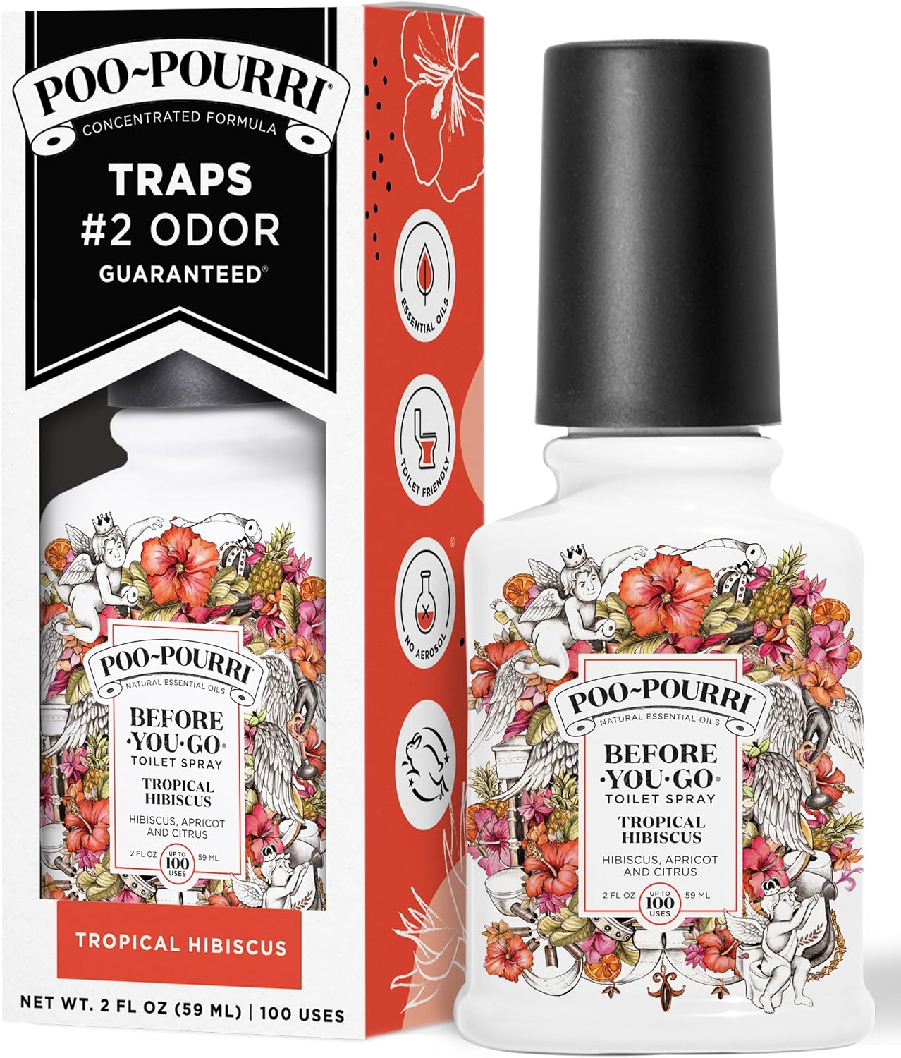 Poo Pourri Poo-Pourri Tropical Hibiscus Air Freshener Spray