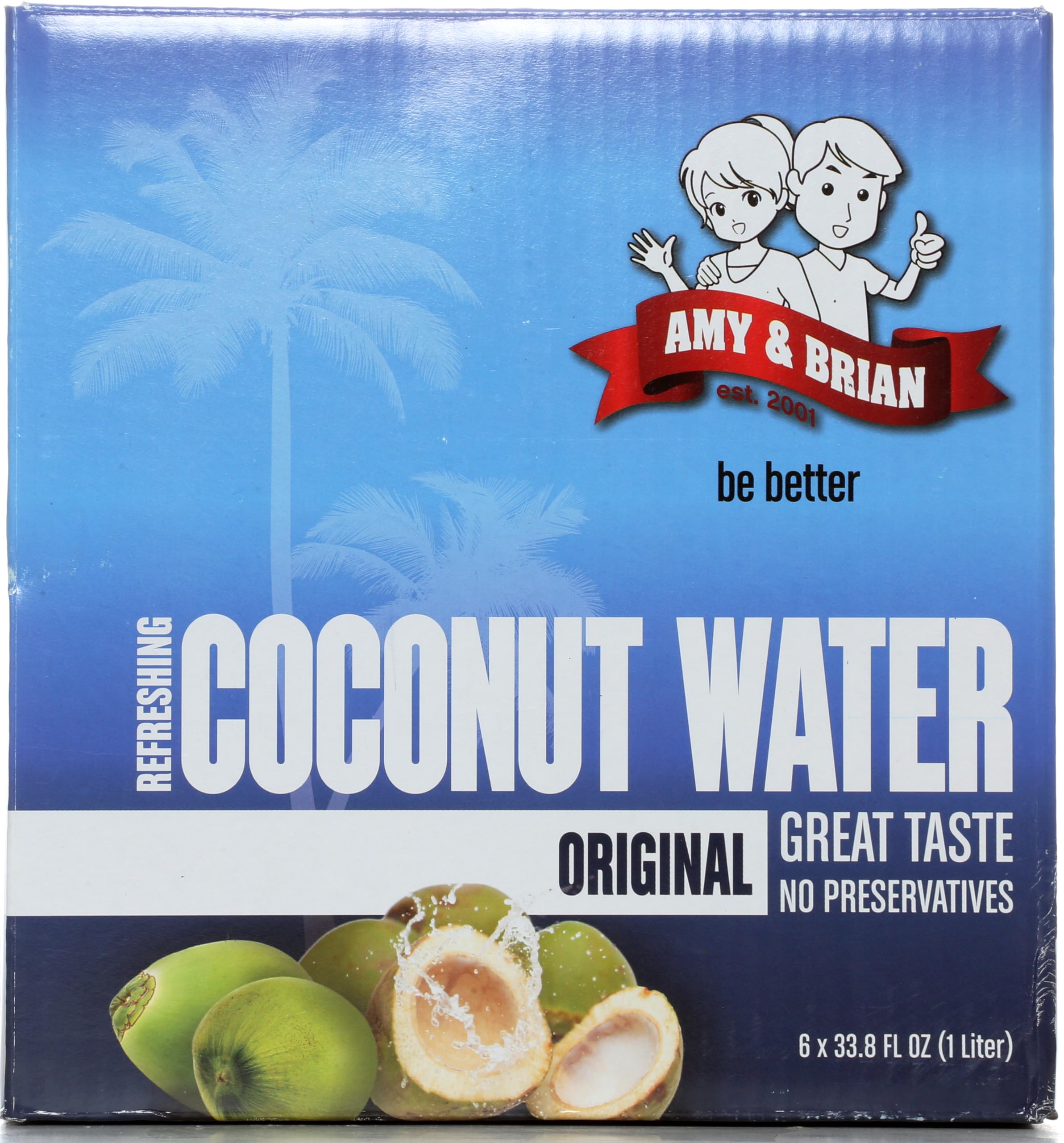 Amy & Brian Natural Coconut Water Tetra Pak Water Beverage