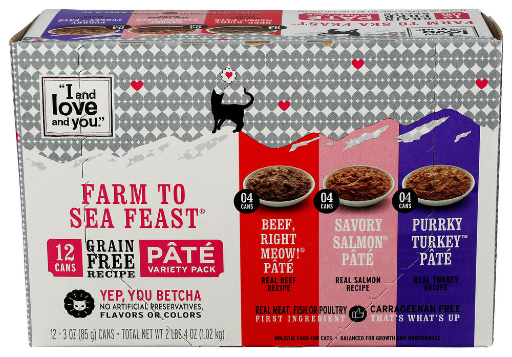 I&Love&You Cat Food Farm To Sea Feast