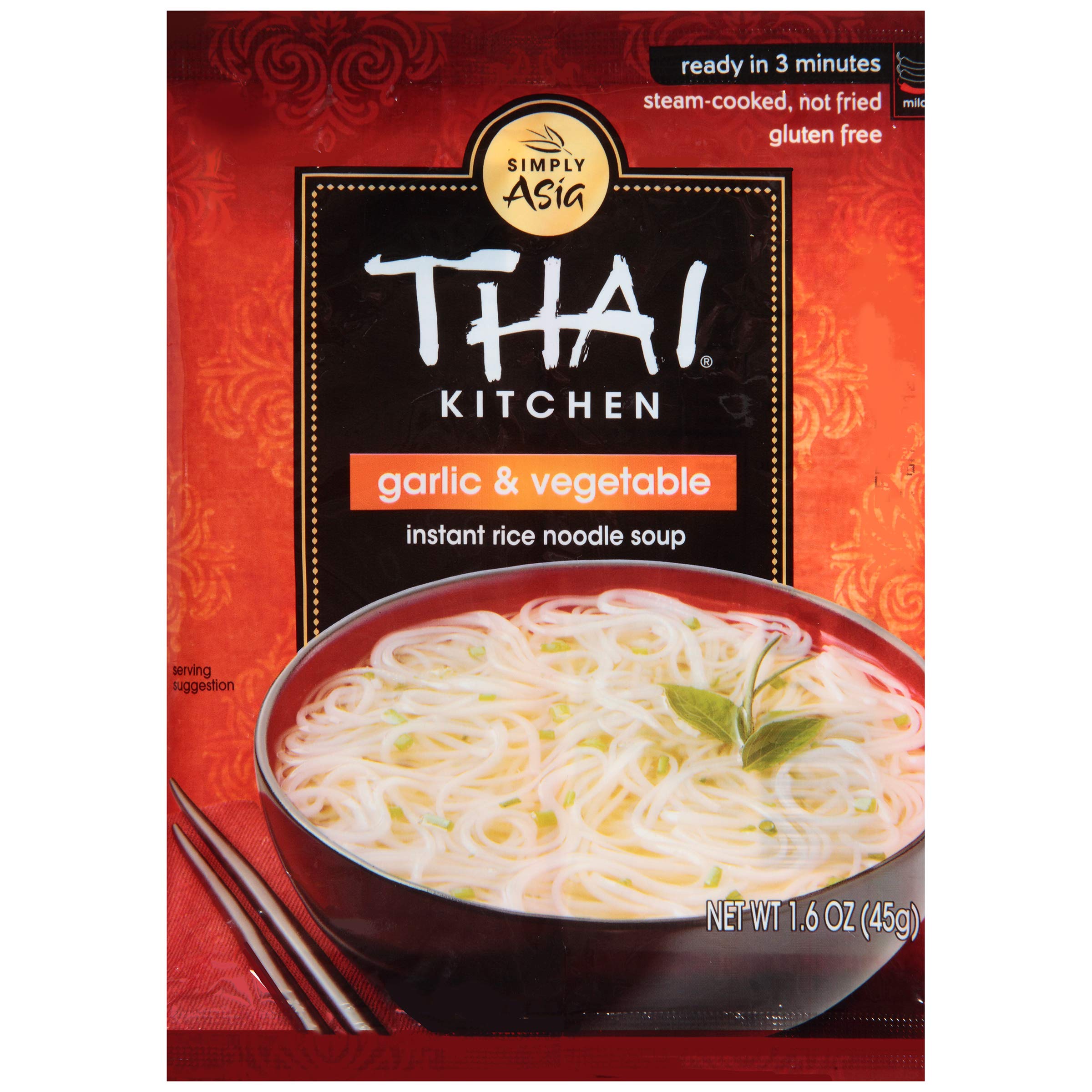 THAI KITCHEN (Pack Of 24) Thai Kitchen Instant Rice Noodle Garlic Vegetable 1.6 Oz