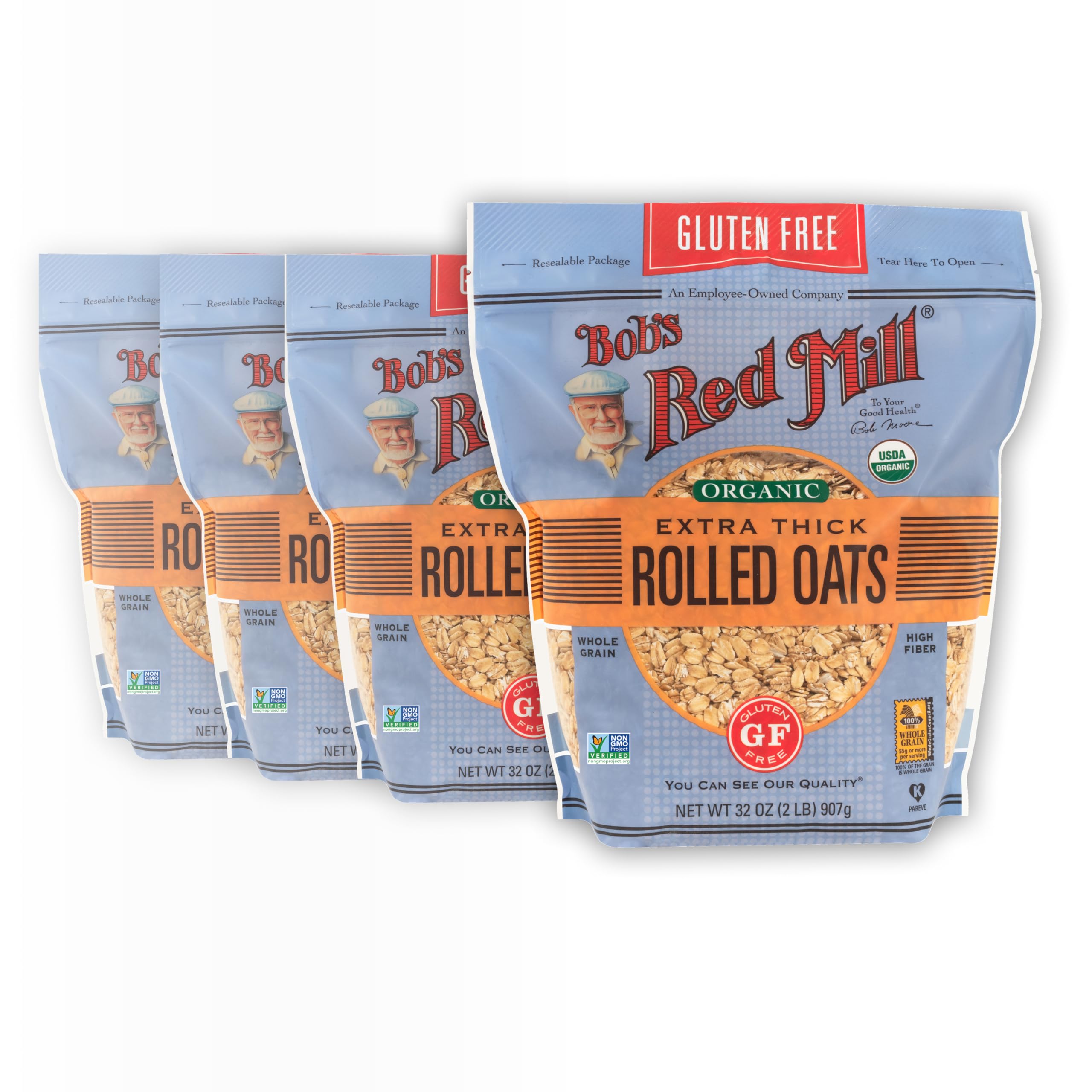 Bob's Red Mill Rolled Oats Extra Thick Hot Cereal