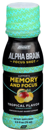 ONNIT (Pack of 18) Onnit Shot Brain Tropical Wellness Shots 2.5 Fl Oz