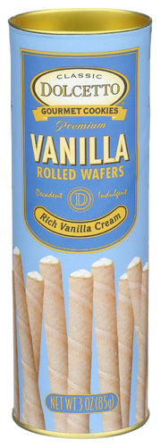Dolcetto Vanilla Wafer Rolls