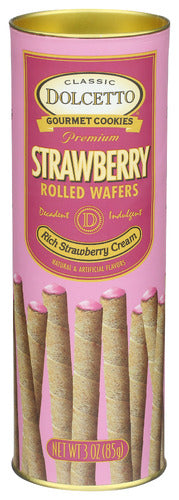 Dolcetto Strawberry Wafer Rolls