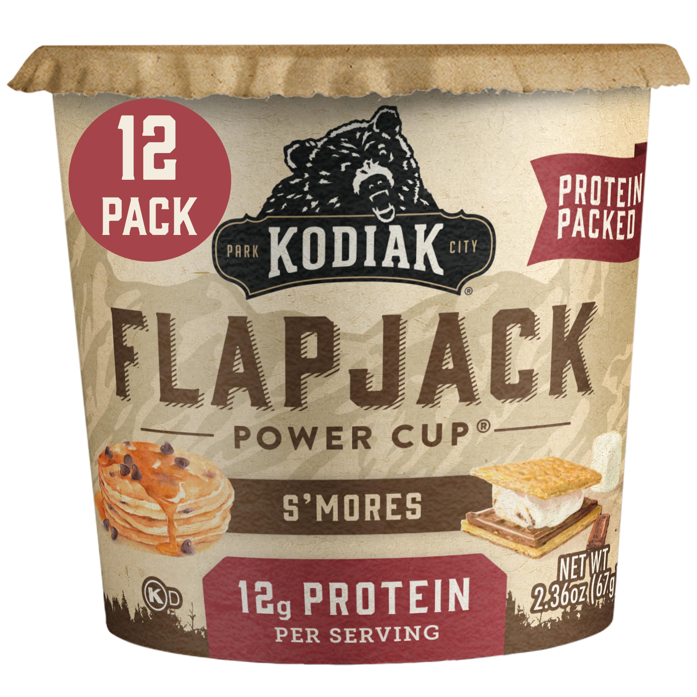 Kodiak Cakes Mix Flapjack Cup, S'mores