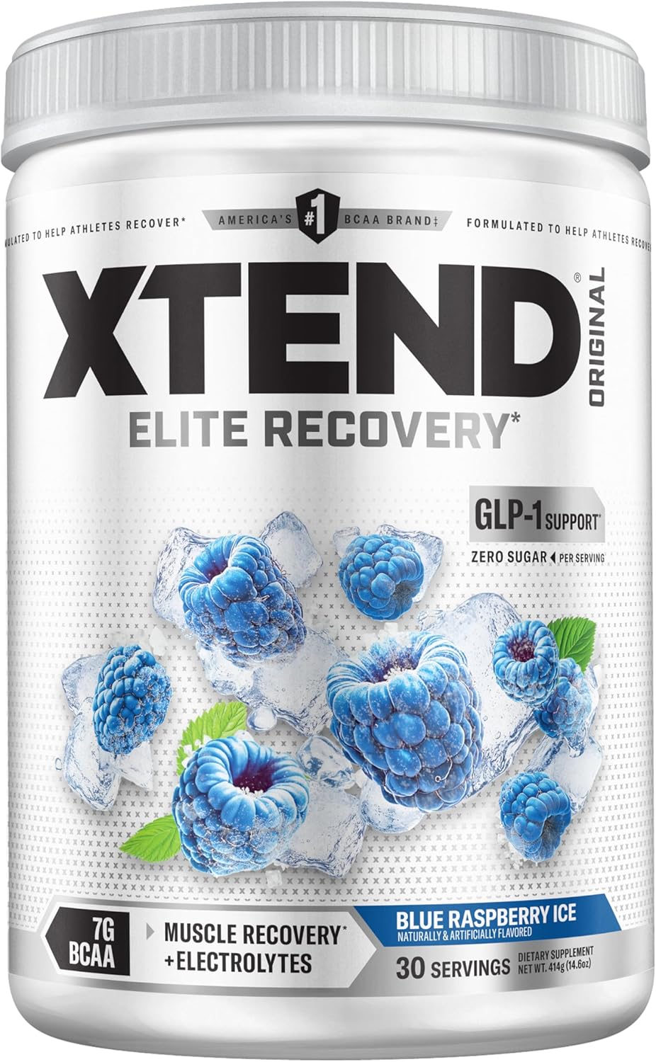 CELLUCOR (Pack of 2) Cellucor XTend Blue Raspberry Intra & Post Workout Electroly 14.3 Oz