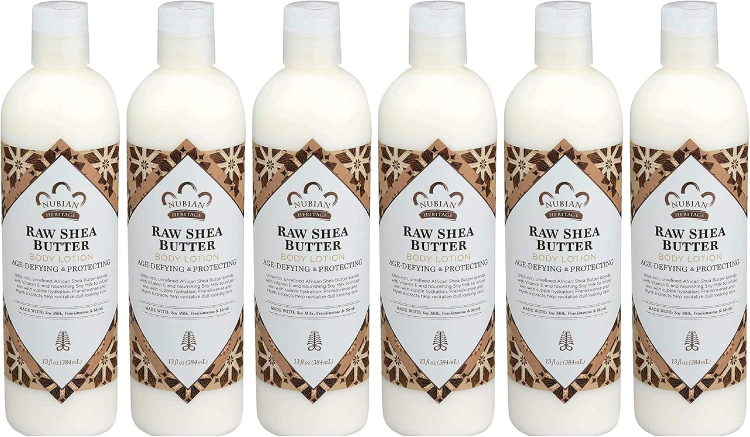 NUBIAN HERITAGE (Pack Of 6) Nubian Heritage Lotion Body Raw Shea 13 Fl Oz