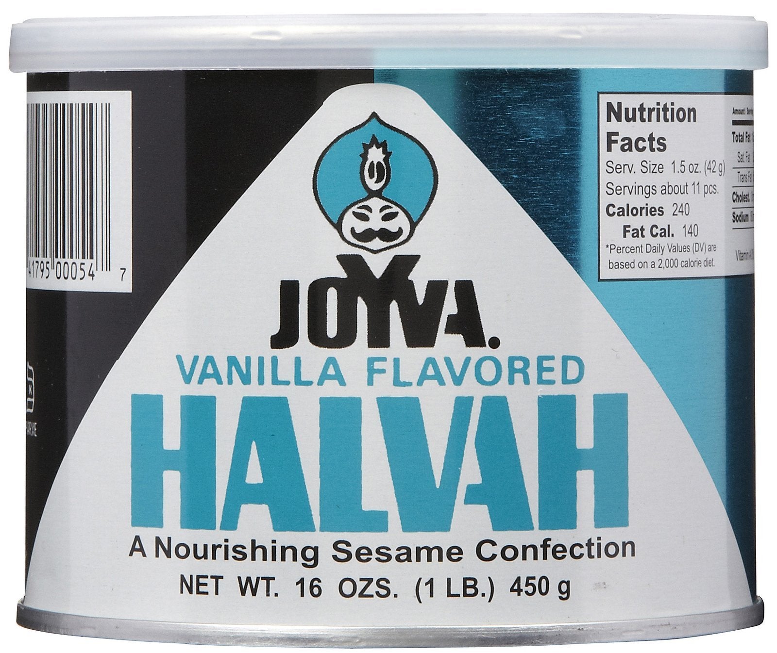 Joyva Halvah Tin Vanilla Halva Candy