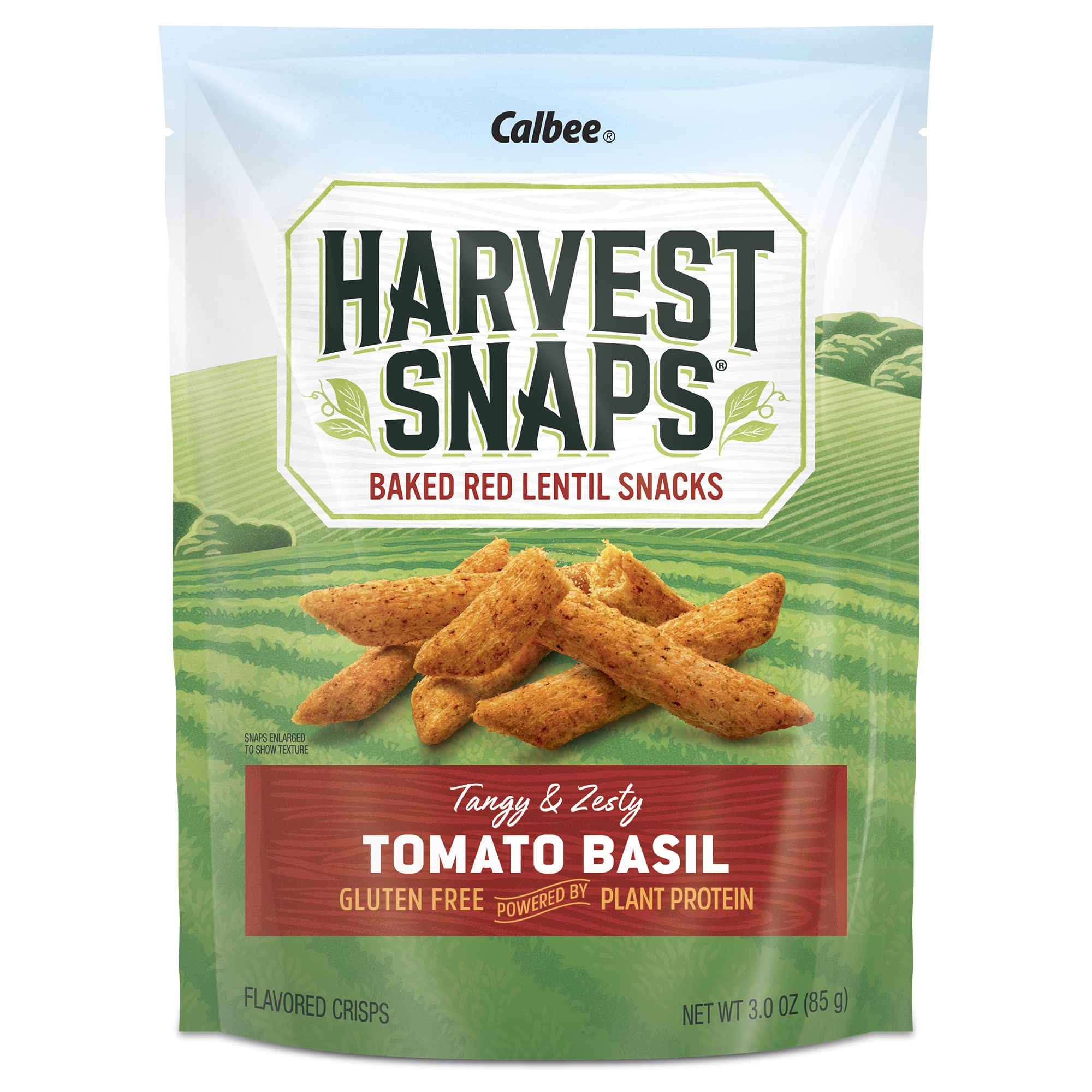 Harvest Snaps Tomato Basil Snack Crisps Veggie Chips