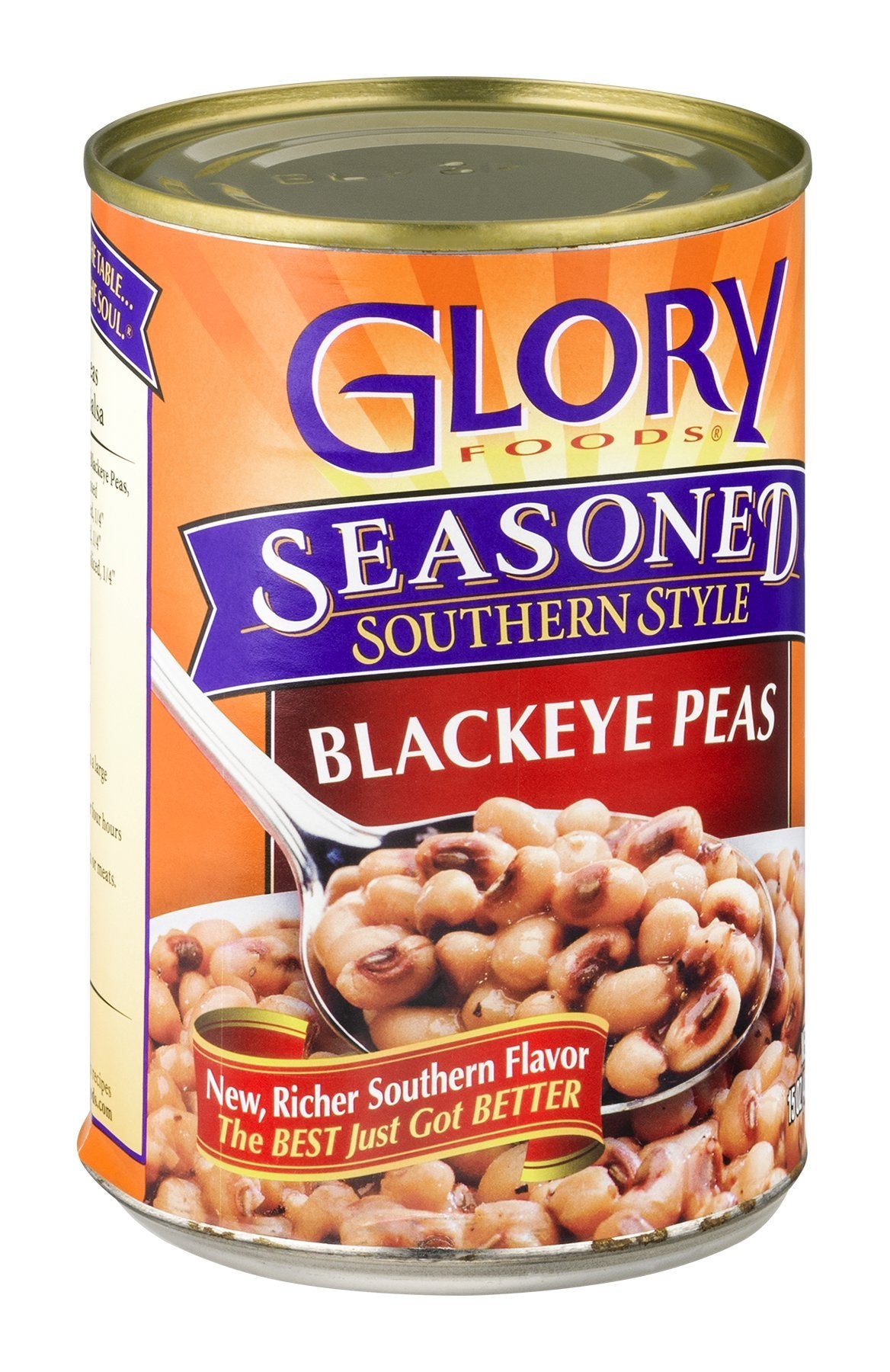 Glory Foods Blackeye Peas Seasoned Canned Vegetables