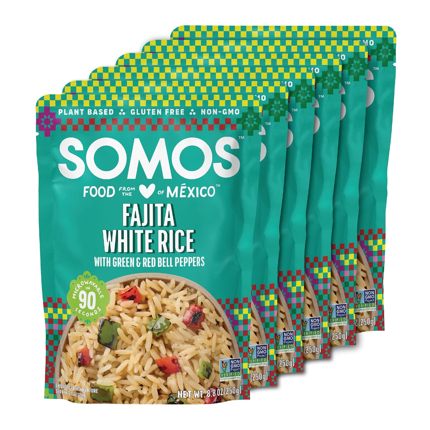 SOMOS (Pack Of 12) SOMOS Rice Fajita White 8.5 Oz
