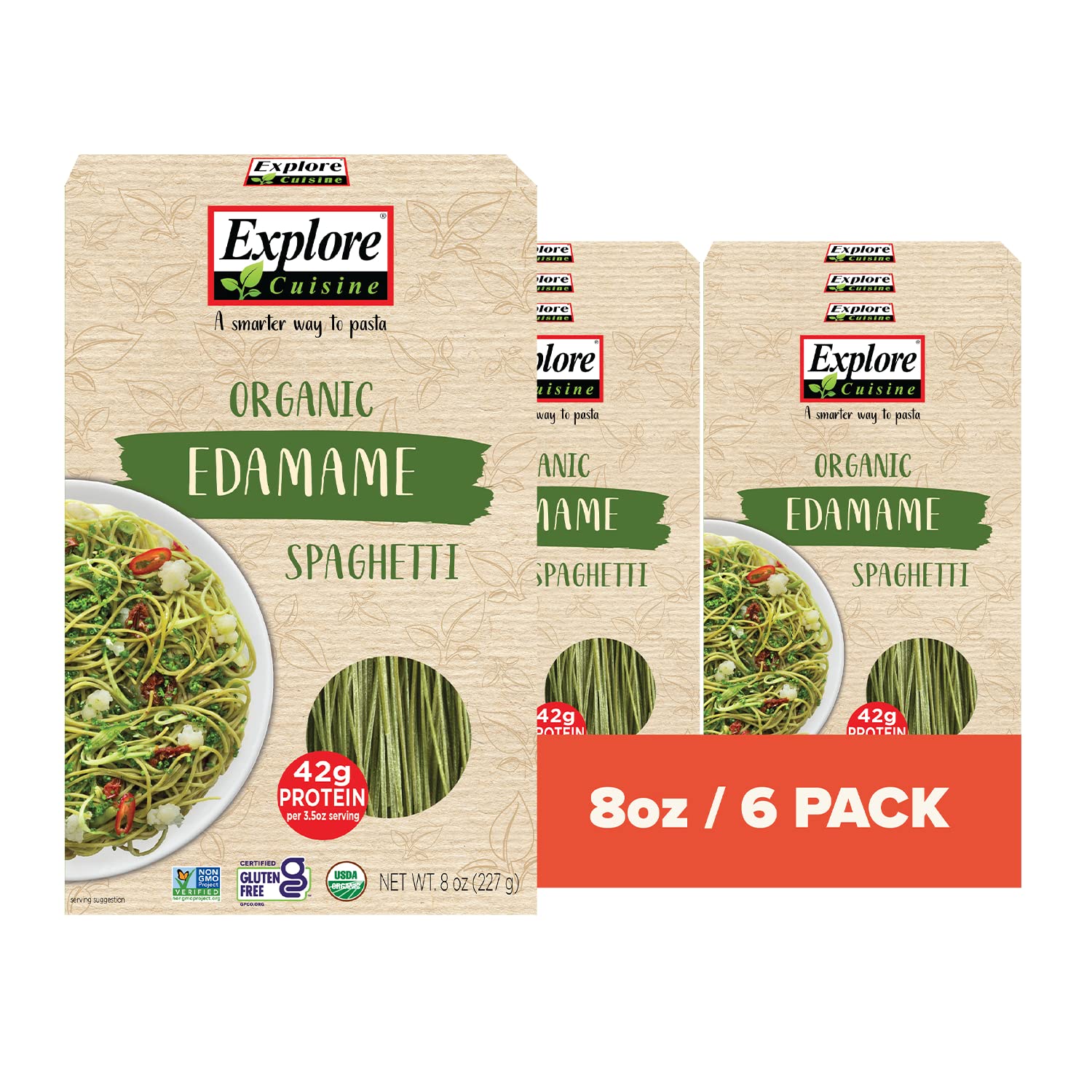 Explore Cuisine Pasta Edamame Spaghetti Long Pasta