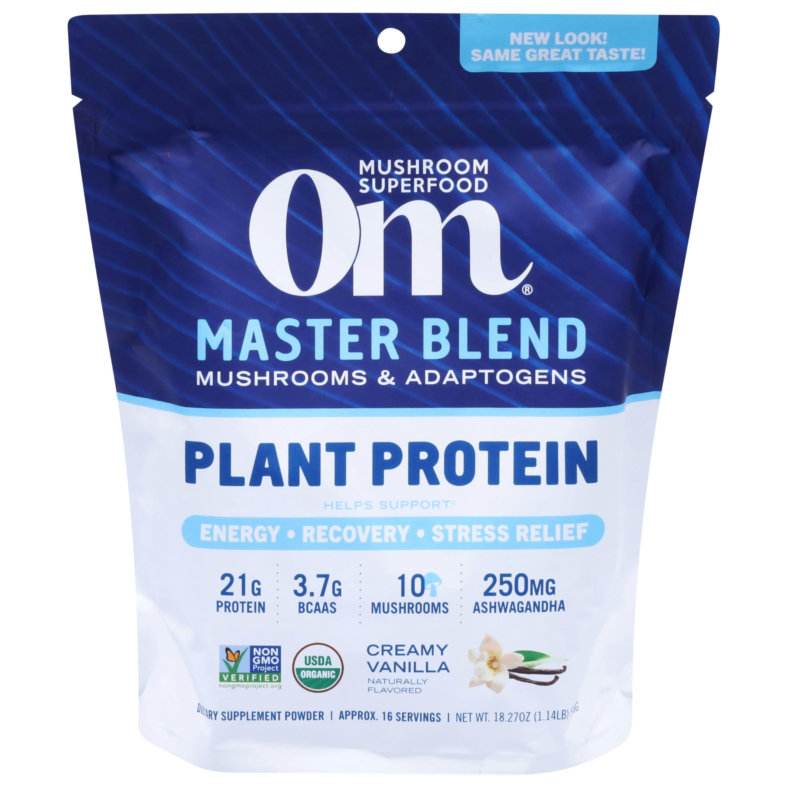 Om Mushrooms OM Mushroom Mushrooms Protein Powder Organic