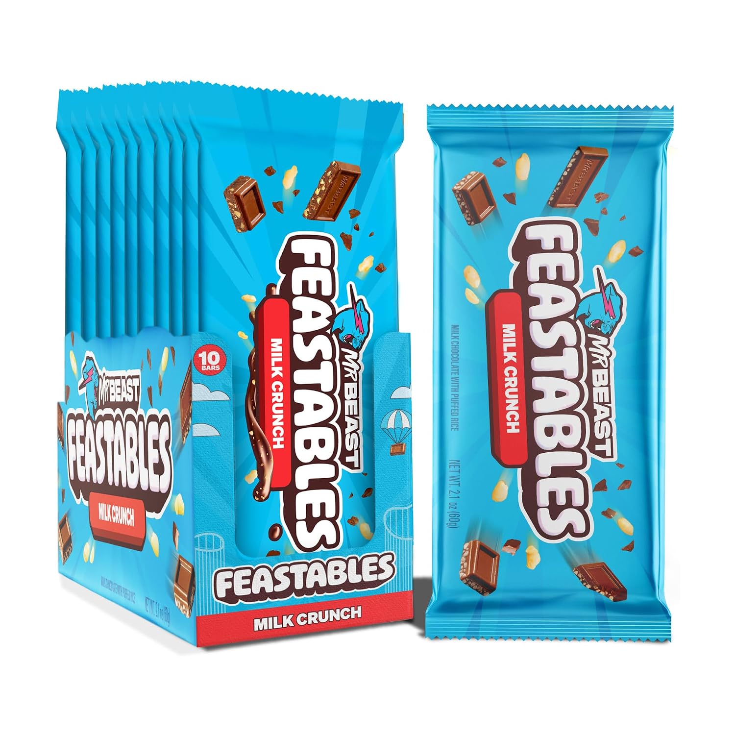 Feastables Bar Milk Crunch
