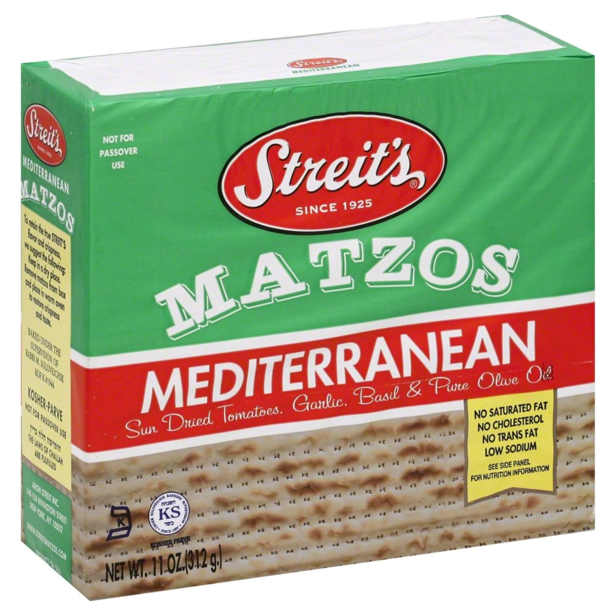 Streit's Matzo Mediterranean Crackers Crispbreads