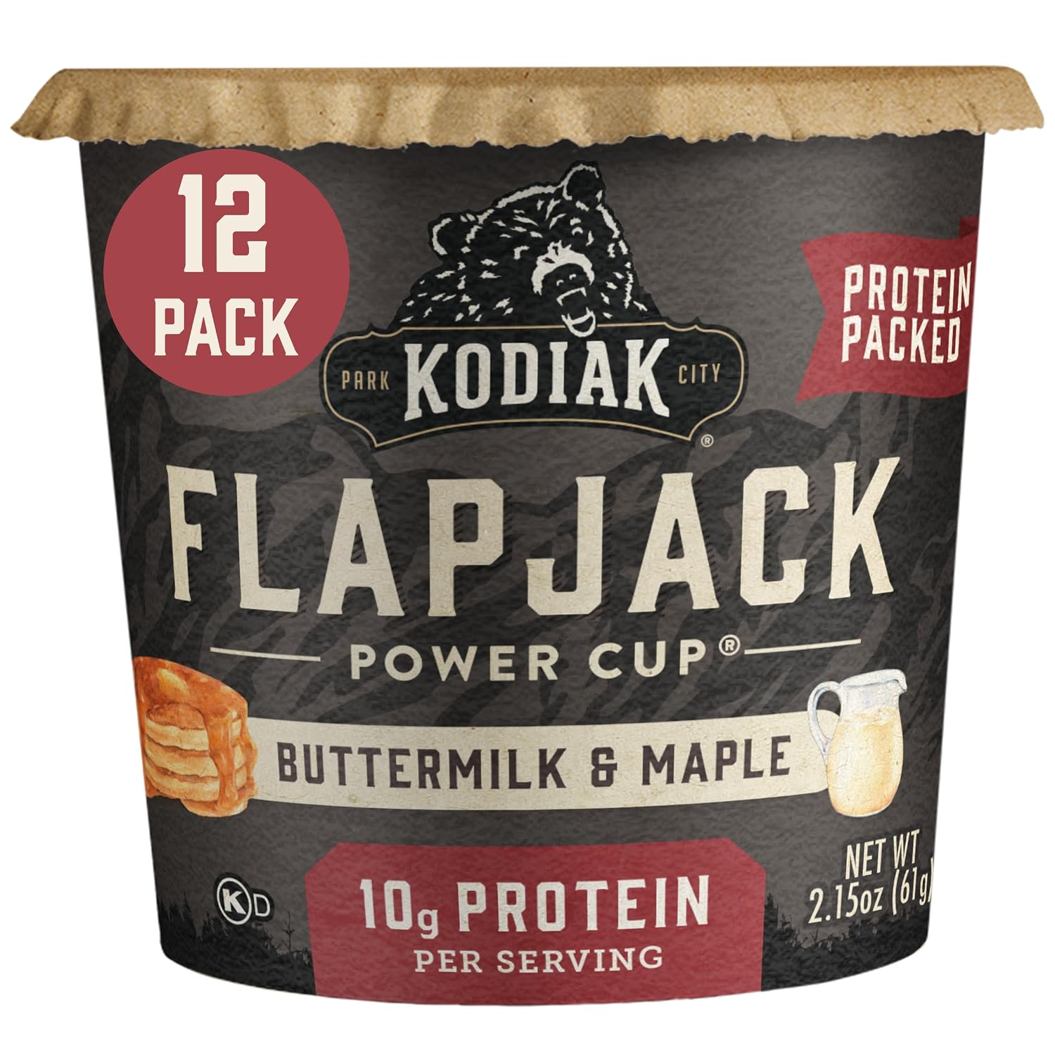 Kodiak Cakes Mix Flapjack Cups, Buttermilk & Maple