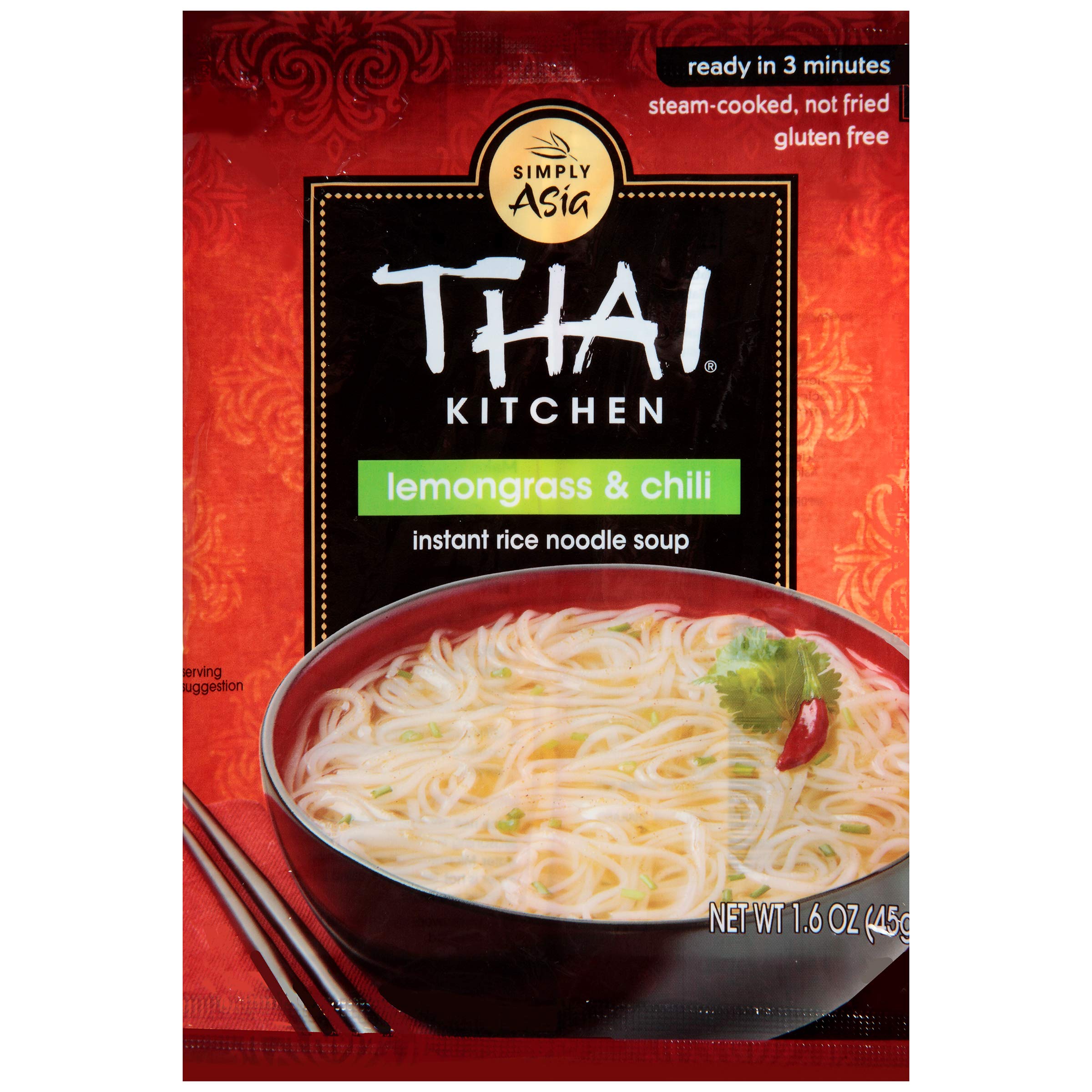 THAI KITCHEN (Pack of 36) Thai Kitchen Lemongrass Chili Noodle Instant Soup Broth 1.6 Oz