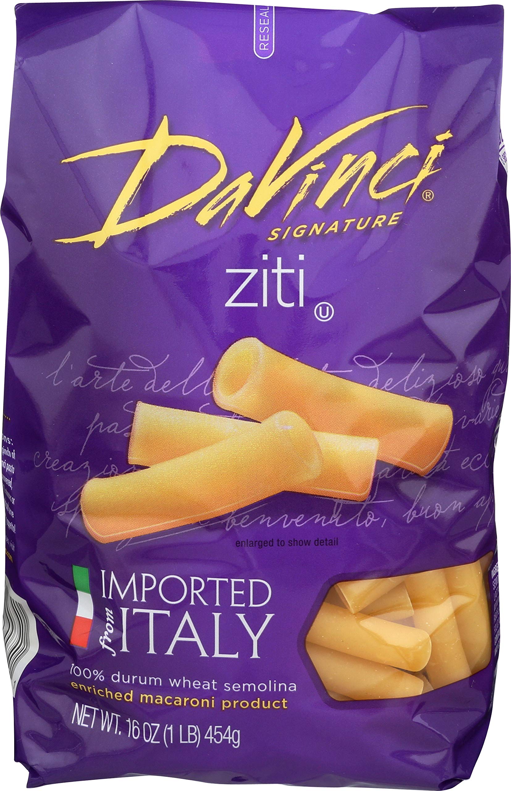 Davinci Pasta Cut Ziti Short Cut Pasta